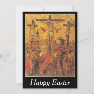 Tarjeta Festiva crucifix easter