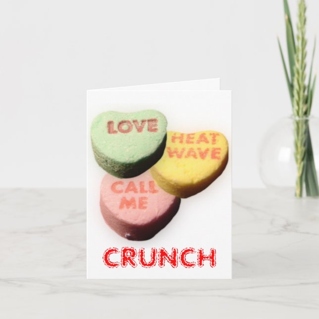 TARJETA FESTIVA CRUNCH (Anverso)