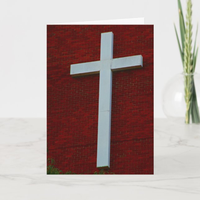 Tarjeta Festiva cruz (Anverso)