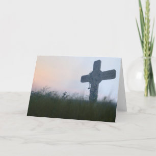 Tarjeta Festiva Cruz abajo