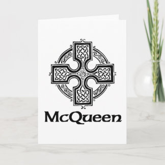 Tarjeta Festiva Cruz Celta McQueen
