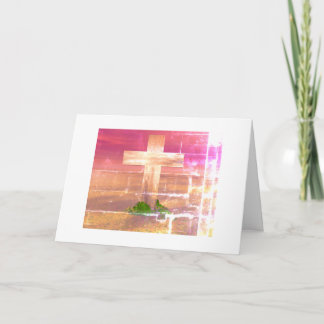 Tarjeta Festiva Cruz de Pascua 1
