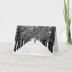 Tarjeta Festiva Cruzar la avenida