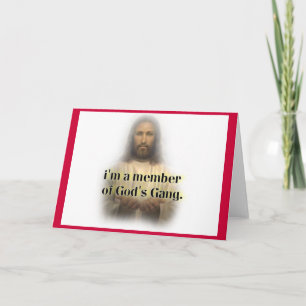 Tarjeta Festiva cuadrilla de dioses