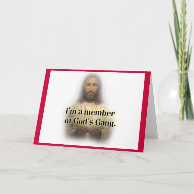 Tarjeta Festiva cuadrilla de dioses (Anverso)