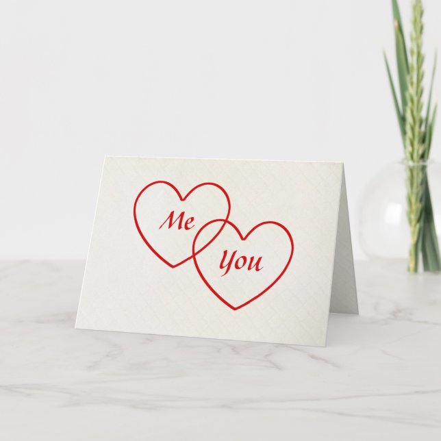 Tarjeta Festiva Cualquier duda Valentine (Anverso)