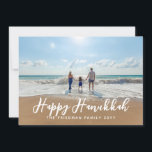 Tarjeta Festiva Cualquier Personalizado de saludos color Backer Ha<br><div class="desc">Personalizar el saludo en la parte delantera,  nombre y mensaje en la parte posterior junto con tu foto.</div>