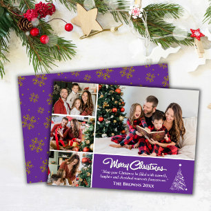 Tarjeta Festiva Cuatro fotógrafos modernos y adorables navidades p