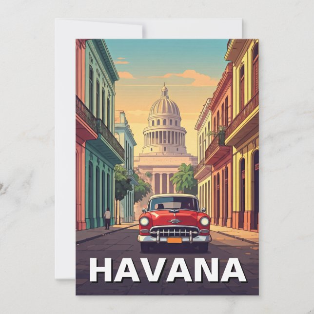 Tarjeta Festiva Cuba de La Habana (Anverso)