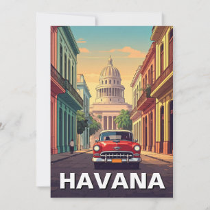 Tarjeta Festiva Cuba de La Habana