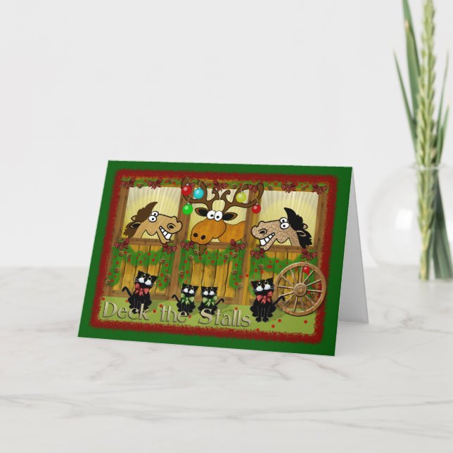 Tarjeta Festiva Cubierta las paradas (Anverso)