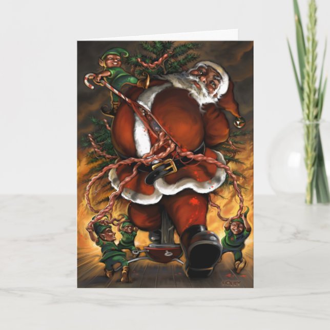 Tarjeta Festiva Cubierta los pasillos (Anverso)