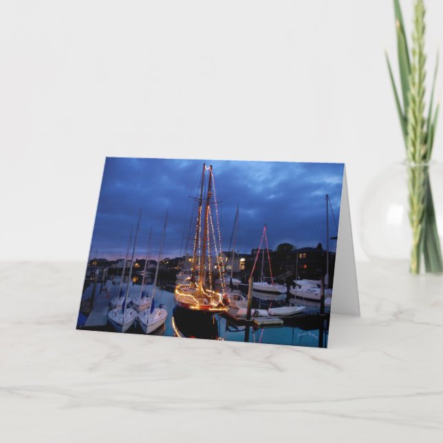 Tarjeta Festiva Cubierto hacia fuera para los días de fiesta (Anverso)