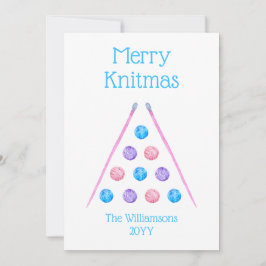 Tarjeta Festiva Cuchara de arándano rosa retro