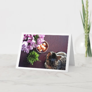 Tarjeta Festiva Cuenco de huevos. Foto 1