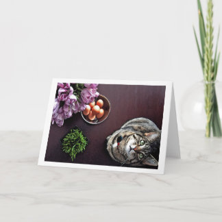 Tarjeta Festiva Cuenco de huevos. Foto 2