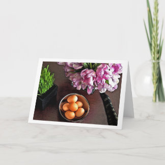 Tarjeta Festiva Cuenco de huevos. Foto 6