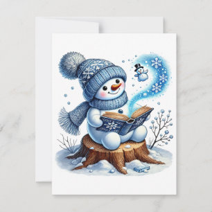 Tarjeta Festiva Cuentos de invierno - Narrativa de un hombre de ni