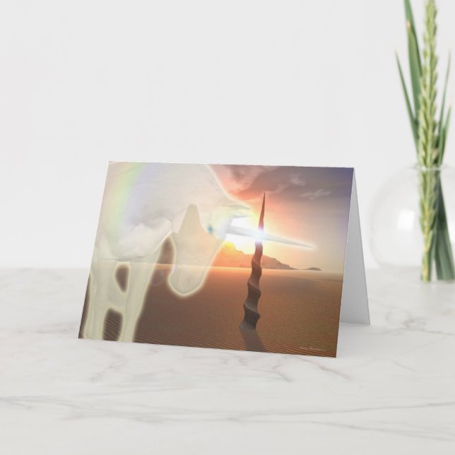 Tarjeta Festiva Cuerno de la abundancia (Anverso)