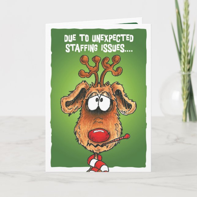 Tarjeta Festiva Cuestiones relativas a la dotación de personal de  (Anverso)