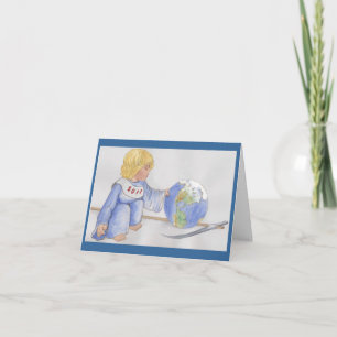 Tarjeta Festiva ¡Cuidado, Pequeño Tipo!
