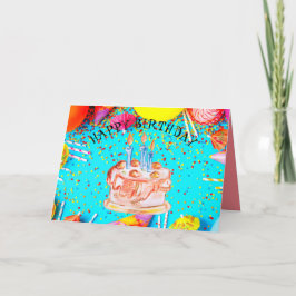 Tarjeta Festiva Cumpleaños