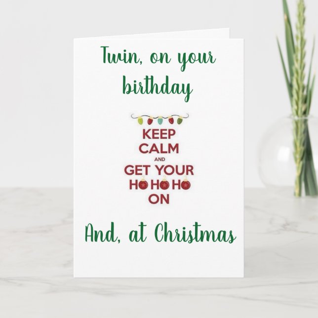 TARJETA FESTIVA ***CUMPLEAÑOS*** A ***NAVIDADES*** (Anverso)