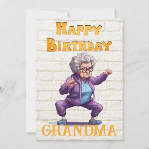 Tarjeta Festiva Cumpleaños de la abuela