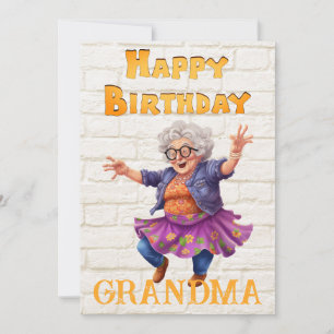 Tarjeta Festiva Cumpleaños de la abuela