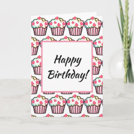 Tarjeta Festiva Cumpleaños del amor al pastel