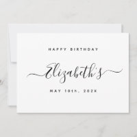Cumpleaños del personalizado