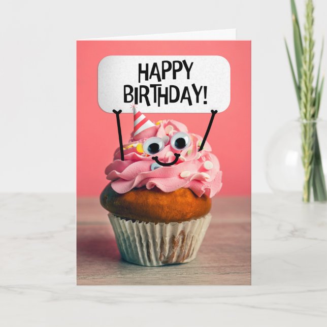 Tarjeta Festiva Cumpleaños Feliz Para Cualquiera De Los Rótulos Cu (Anverso)