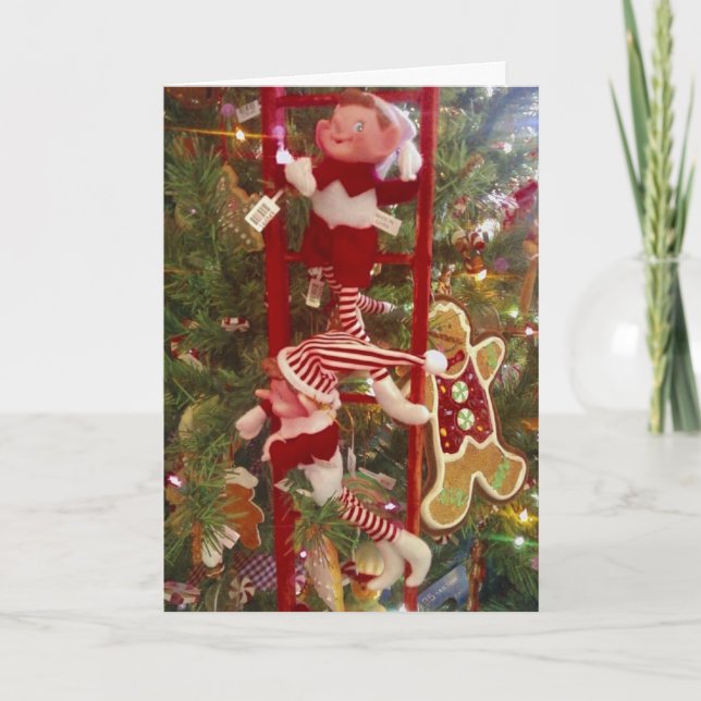 Tarjeta Festiva CUMPLEAÑOS O CUMPLEAÑOS DE DICIEMBRE DE LOS navida (Anverso)