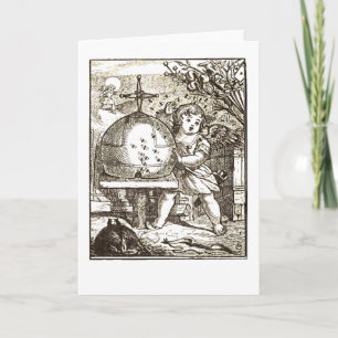 Tarjeta Festiva Cupid atacado por las abejas