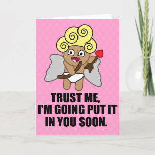 Tarjeta Festiva Cupid va a poner "it" en ti