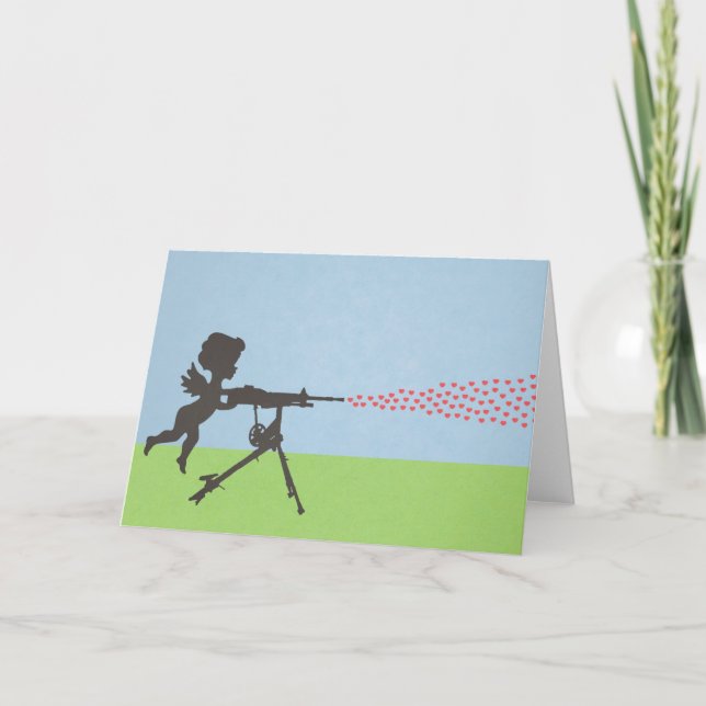 Tarjeta Festiva Cupido (Anverso)