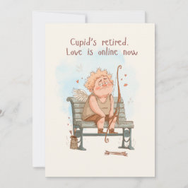 Tarjeta Festiva Cupido está retirado. El amor ahora está en línea