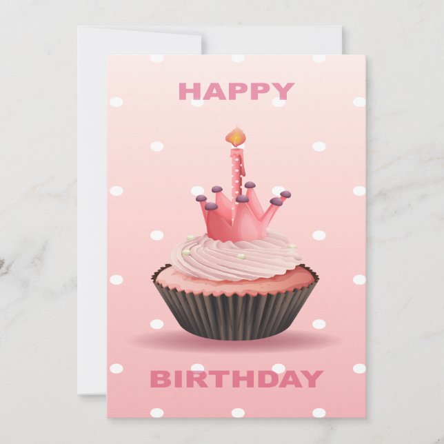 Tarjeta Festiva cupón de cumpleaños feliz (Anverso)