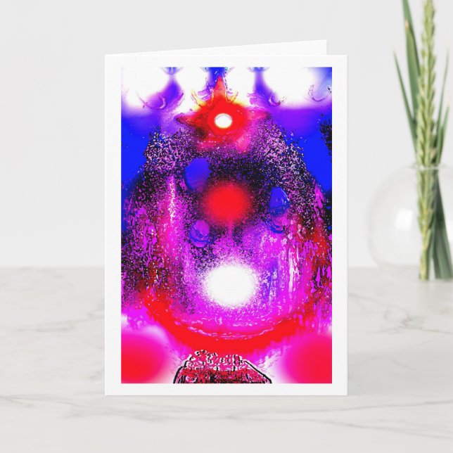 Tarjeta Festiva Curación distante (Anverso)