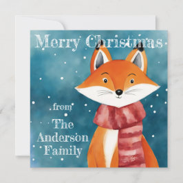 Tarjeta Festiva Curte Fox