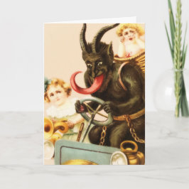 Tarjeta Festiva Custodia de Krampus