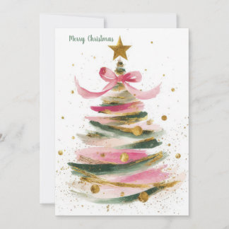 Tarjeta Festiva Custom Business Corporate Christmas Holiday Card