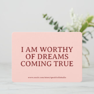 Tarjeta Festiva Custom Card for Women – Encouraging Self-Love Gift