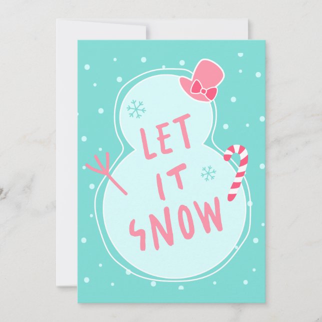 Tarjeta Festiva Custom Christmas Greeting Card with Photo (Anverso)