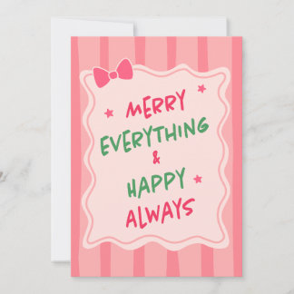 Tarjeta Festiva Custom Christmas Photo Greeting Card