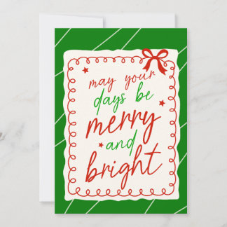 Tarjeta Festiva Custom Christmas Photo Greeting Card