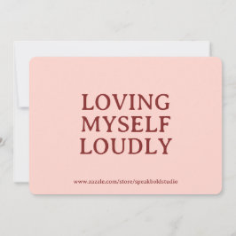 Tarjeta Festiva Custom Confidence & Self-Care Card for Women