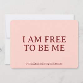 Tarjeta Festiva Custom Motivational & Self Love Gift Card for Her