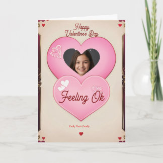 Tarjeta Festiva Custom Photo Valentine's Day