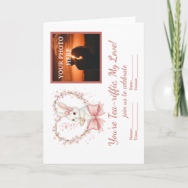 Tarjeta Festiva Custom Photo Valentine's Day Invitation Card